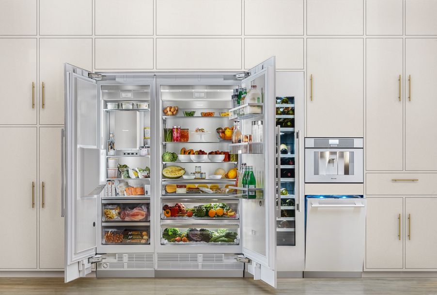 Thermador Refrigeration white cabinets captioned def Thermador Refrigeration white cabinets captioned def